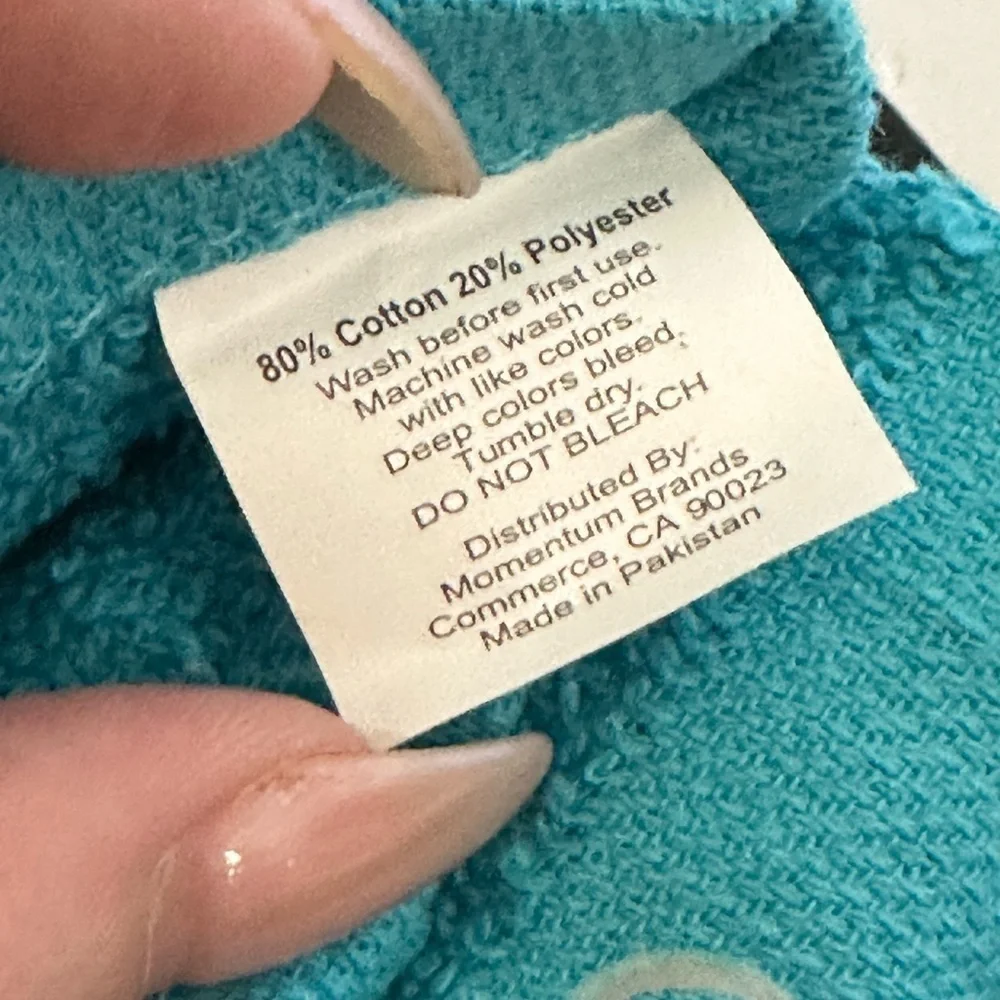 Pet Dog 2 pack hand Towel and Wash cloth- Teal NWT